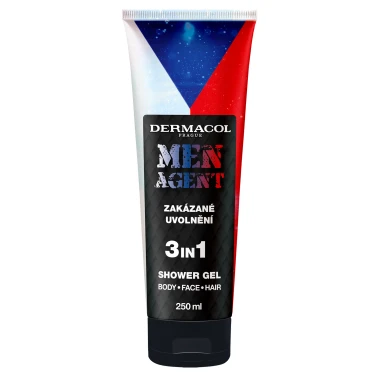 Dermacol MEN AGENT Zakázané uvolnění Sprchový gel 3 v 1 250 ml