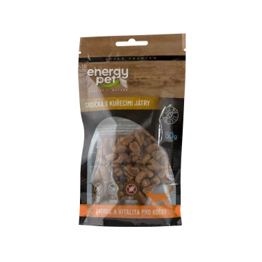 Energy Pet Pamlsky srdce s kuřecími játry 50 g