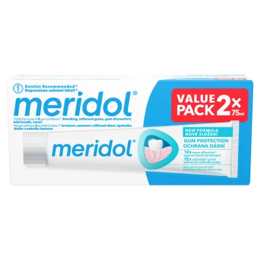 meridol®Gum Protection zubní pasta pro ochranu dásní 2x 75 ml