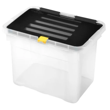Heidrun Box úložný s víkem 9l, plast, 30x23x20 cm