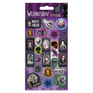 Wednesday samolepky 25 ks