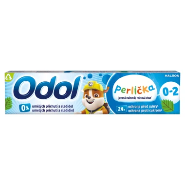 Odol Perlička Zubní pasta s fluoridem s jemnou mátovou chutí 50 ml