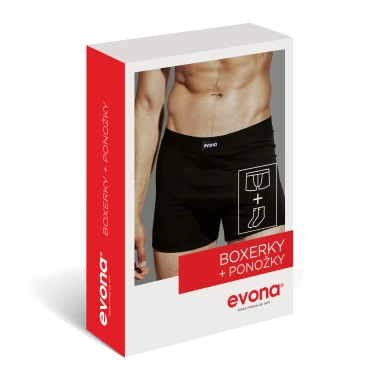 Evona Set boxerek Bass XL + ponožky ZDARMA