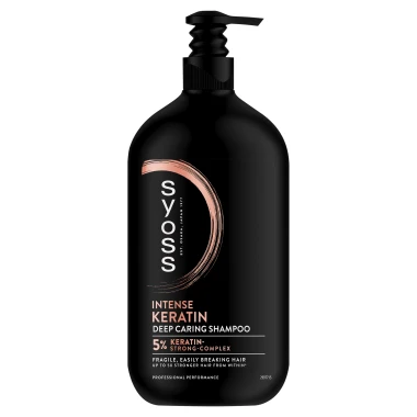 Syoss Intense Keratin šampon pro křehké, snadno se lámající vlasy 750ml