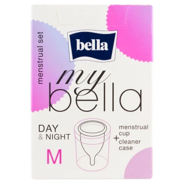 Bella My Bella menstruační kalíšek a krabička pro skladování a čištění M
