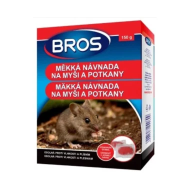 Bros Měkká nástraha na myši a potkany 150 g