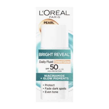 L'Oréal Paris Bright Reveal Denní rozjasňující tónovací Anti-UV fluid SPF50+ 50 ml