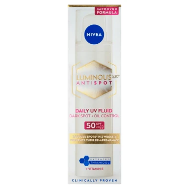 Nivea Luminous630 Zmatňující denní krém proti pigmentovým skvrnám s OF 50 40ml