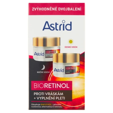 Astrid Bioretinol denní a noční krém proti vráskám 2 x 50ml