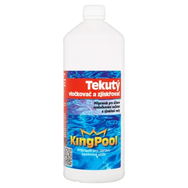 KingPool Tekutý vločkovač a zjiskřovač 1l