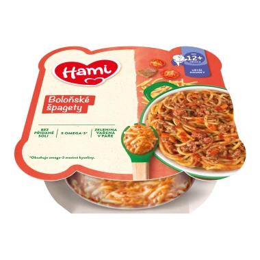 HAMI masozeleninový talířek Boloňské špagety 230g