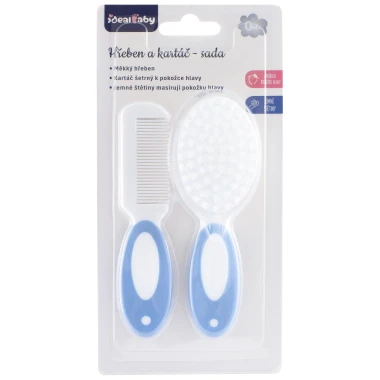 Ideal Baby Hřebeny set 0m+ modré 2 ks