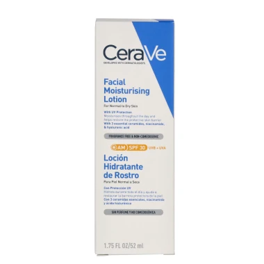CeraVe pleťový krém Hydratační SPF30 52ml