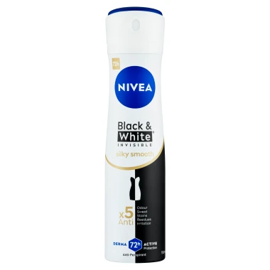 Nivea Black & White Invisible Silky Smooth Sprej antiperspirant 150ml