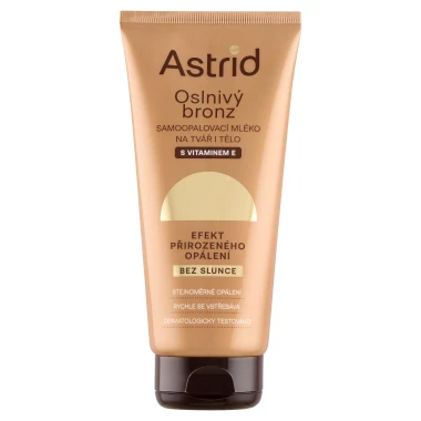 Astrid Samoopalovací mléko na tvář i tělo 200 ml