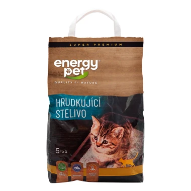 Energy Pet Hrudkující stelivo pro kočky 5 l