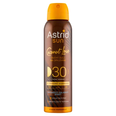 Astrid Sun Coconut Love suchý olej na opalování SPF 30 150ml