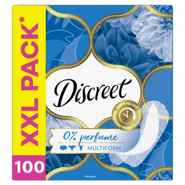 Discreet Intimky Multiform 0 % parfemace 100 ks