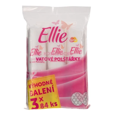 Ellie odličovací polštářky 3x84ks