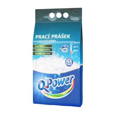 Q-Power Prací prášek na barevné prádlo 40 PD