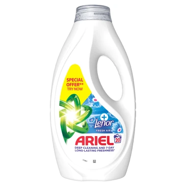 Ariel + Touch of Lenor Fresh Air prací gel 20 PD