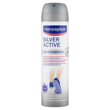 Hansaplast Silver Active Antiperspirant sprej na nohy 150 ml