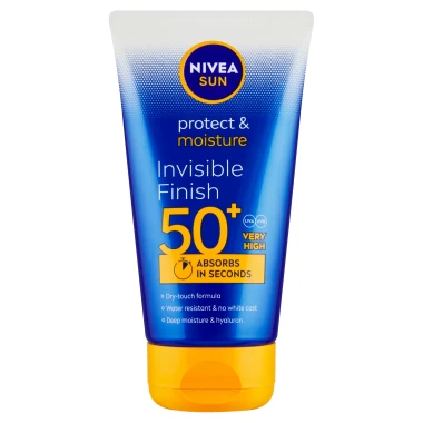 Nivea Sun Protect & Moisture Invisible Finish Mléko na opalování OF 50+ 150 ml