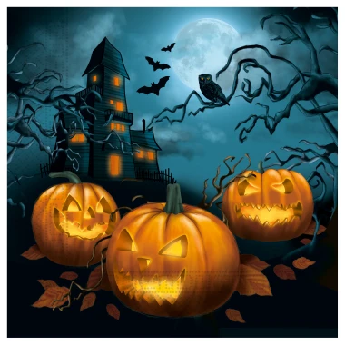 Decorata party ubrousky Halloween FSC 20 ks