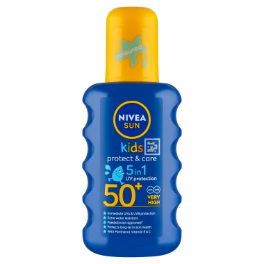 Nivea Sun Protect & Care Dětský barevný sprej na opalování OF 50+ 200 ml