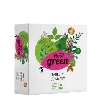 Real Green Tablety do myčky 40 ks
