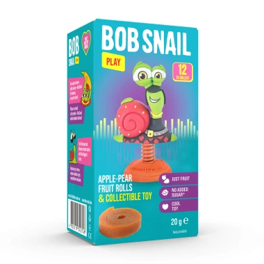 Šnek BOB jablko-hruška s hračkou 20g