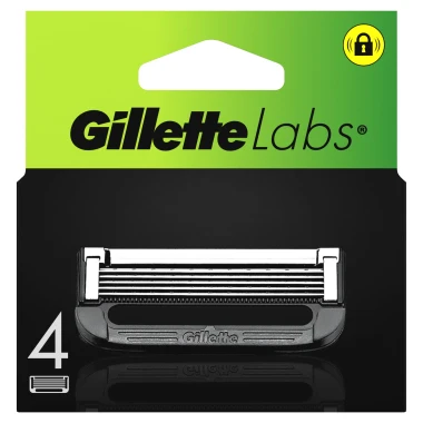 GilletteLabs Balení náhradních holicích hlavic 4 ks