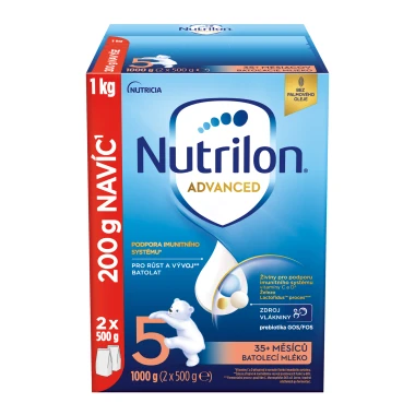NUTRILON Advanced 5 batolecí mléko 3x1 kg