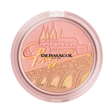 Dermacol Bronzující a rozjasňující pudr s tvářenkou