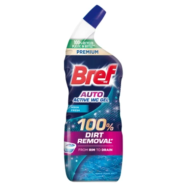 Bref Auto Active Gel Aqua Fresh WC čistič 750 ml