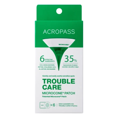 Acropass Trouble Care Microcone® Patch mikrojehličkové náplasti na akné 6 ks 
