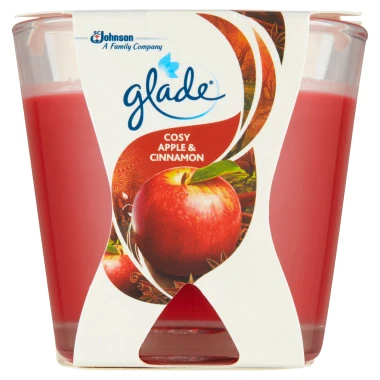 Glade Mini Cosy Apple & Cinnamon parfémovaná svíčka 70g