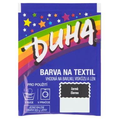 Duha Barva na textil černá 15g