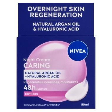 Nivea Výživný noční krém pro suchou až citlivou pleť 50 ml