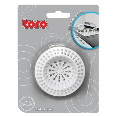 Toro Sítko plastové bílé do výlevky 2ks ?7cm plast bílá