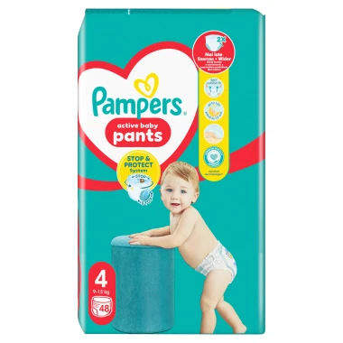 Pampers Active Baby Pants, vel. 4, 48 ks