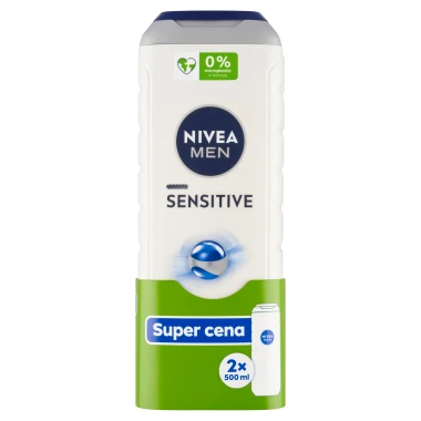 Nivea Men Sensitive sprchový gel 2 x 500 ml