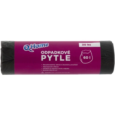 Q-Home Odpadkové pytle 60l 30ks
