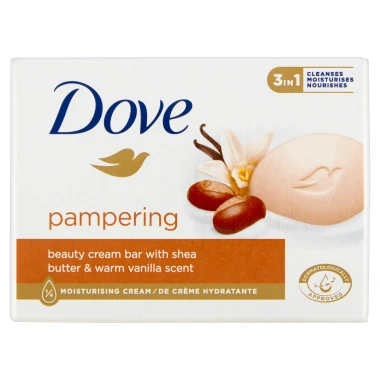 Dove Pampering Bambucké máslo a vanilka Krémová tableta 90 g