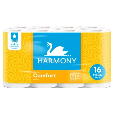 Harmony Comfort White Toaletní papír 2 vrstvy 16 ks