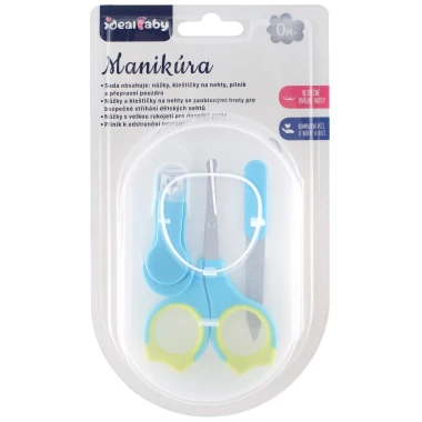 Ideal Baby Manikúra set 0m+ modrá