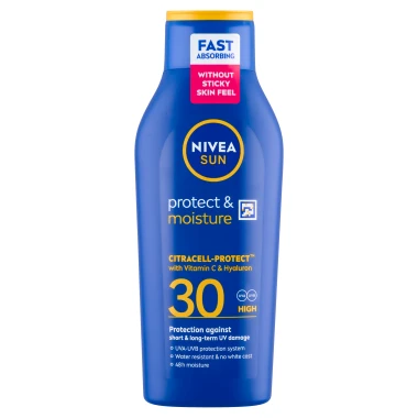 Nivea Sun Protect & Moisture Hydratační mléko na opalování OF 30 400 ml