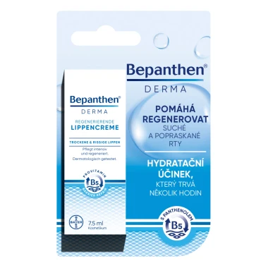 Bepanthen Derma hydratační a ochranný krém na rty 7,5 ml