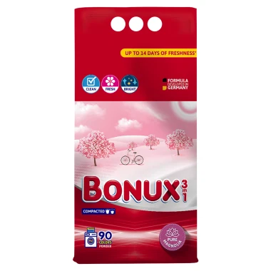Bonux Pure Magnolia Prací prášek na barevné prádlo 3v1 90 PD