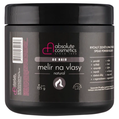 Absolute Cosmetics The natural Melír na vlasy 125g